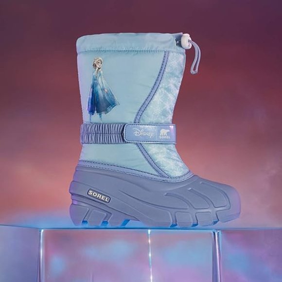 Sorel Snow Boots Kids Size 6 - Disney X Flurry™ Frozen 2™  Elsa Edition NWT - Picture 9 of 9